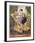 Poster Advertising 'Alcyon' Cycles with the Winners of Tour de France Faber-Michel, called Mich Liebeaux-Framed Giclee Print