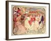 Poster Advertising 'Amants', a Comedy at the Theatre De La Renaissance, 1896-Alphonse Mucha-Framed Giclee Print