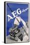 Poster Advertising an 'Aeg Rapide' Typewriter, C.1935-null-Framed Stretched Canvas