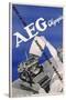 Poster Advertising an 'Aeg Rapide' Typewriter, C.1935-null-Stretched Canvas