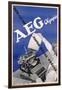 Poster Advertising an 'Aeg Rapide' Typewriter, C.1935-null-Framed Giclee Print