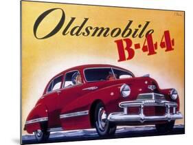 Poster Advertising an Oldsmobile B44, 1942-null-Mounted Giclee Print