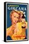 Poster Advertising Aperitivo Gincana-null-Framed Stretched Canvas