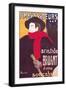 Poster Advertising Aristide Bruant in His Cabaret at the Ambassadeurs, 1892-Henri de Toulouse-Lautrec-Framed Premium Giclee Print