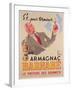 Poster Advertising Armagnac Barnabe, Printed by Damour Publicity, Paris, 1946-null-Framed Premium Giclee Print