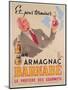 Poster Advertising Armagnac Barnabe, Printed by Damour Publicity, Paris, 1946-null-Mounted Giclee Print