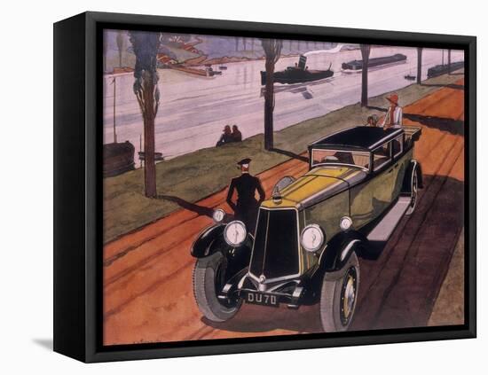 Poster Advertising Armstrong Siddeley Cars, 1930-Guy Sabran-Framed Stretched Canvas