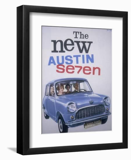 Poster Advertising Austin Cars, 1959-null-Framed Premium Giclee Print