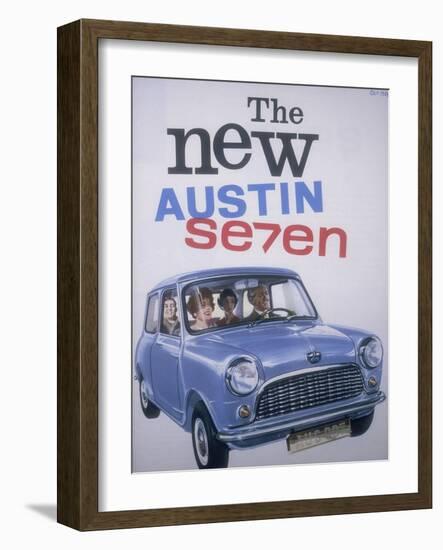 Poster Advertising Austin Cars, 1959-null-Framed Giclee Print