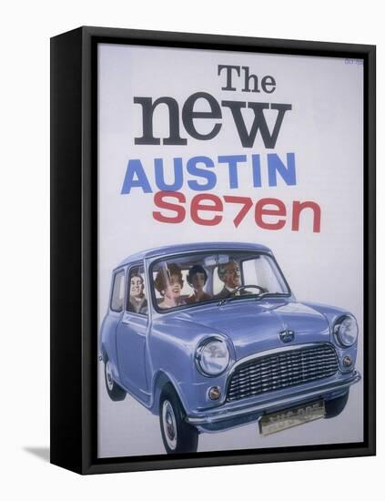 Poster Advertising Austin Cars, 1959-null-Framed Stretched Canvas