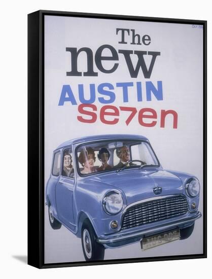 Poster Advertising Austin Cars, 1959-null-Framed Stretched Canvas