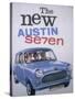 Poster Advertising Austin Cars, 1959-null-Stretched Canvas