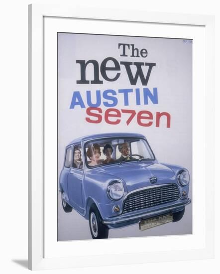 Poster Advertising Austin Cars, 1959-null-Framed Giclee Print