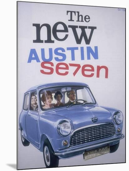 Poster Advertising Austin Cars, 1959-null-Mounted Giclee Print