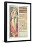 Poster Advertising 'Austria at the International Exposition, Paris 1900', 1900-Alphonse Mucha-Framed Giclee Print