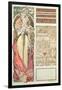 Poster Advertising 'Austria at the International Exposition, Paris 1900', 1900-Alphonse Mucha-Framed Giclee Print