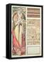 Poster Advertising 'Austria at the International Exposition, Paris 1900', 1900-Alphonse Mucha-Framed Stretched Canvas