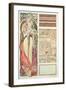 Poster Advertising 'Austria at the International Exposition, Paris 1900', 1900-Alphonse Mucha-Framed Giclee Print