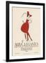 Poster Advertising "Aux Elegantes" in London's Old Brompton Road-Aldo Cosomati-Framed Photographic Print