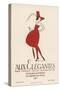 Poster Advertising "Aux Elegantes" in London's Old Brompton Road-Aldo Cosomati-Stretched Canvas