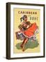 Poster Advertising B.O.A.C. Flights to the Caribbean, C.1950-null-Framed Giclee Print