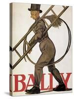 Poster Advertising 'Bally' Leather, 1926-Emil Cardinaux-Stretched Canvas