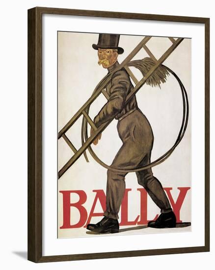 Poster Advertising 'Bally' Leather, 1926-Emil Cardinaux-Framed Giclee Print