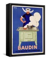Poster Advertising 'Baudin' Stoves-Leonetto Cappiello-Framed Stretched Canvas