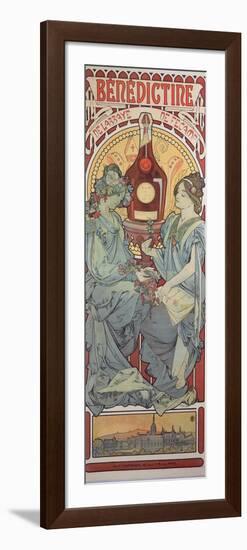 Poster Advertising 'Benedictine' Liqueur, 1898-Alphonse Mucha-Framed Giclee Print