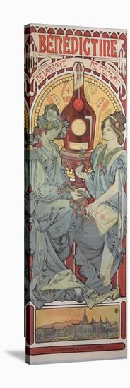 Poster Advertising 'Benedictine' Liqueur, 1898-Alphonse Mucha-Stretched Canvas