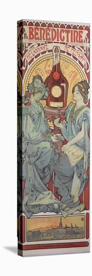 Poster Advertising 'Benedictine' Liqueur, 1898-Alphonse Mucha-Stretched Canvas