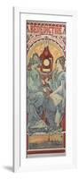 Poster Advertising 'Benedictine' Liqueur, 1898-Alphonse Mucha-Framed Giclee Print