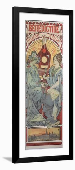 Poster Advertising 'Benedictine' Liqueur, 1898-Alphonse Mucha-Framed Giclee Print