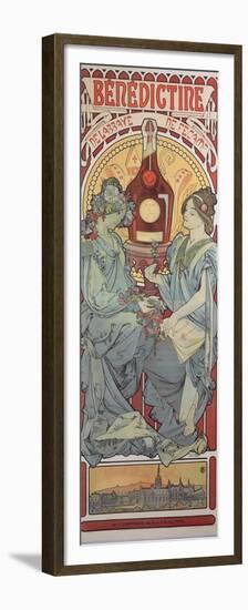 Poster Advertising 'Benedictine' Liqueur, 1898-Alphonse Mucha-Framed Premium Giclee Print