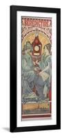 Poster Advertising 'Benedictine' Liqueur, 1898-Alphonse Mucha-Framed Premium Giclee Print