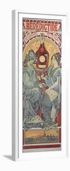 Poster Advertising 'Benedictine' Liqueur, 1898-Alphonse Mucha-Framed Premium Giclee Print