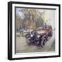 Poster Advertising Bentley Cars, 1927-Gordon Crosby-Framed Giclee Print