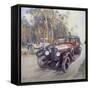 Poster Advertising Bentley Cars, 1927-Gordon Crosby-Framed Stretched Canvas