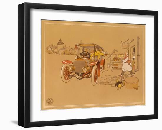 Poster Advertising Berliet Cars, 1906-René Vincent-Framed Giclee Print