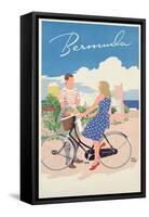 Poster Advertising Bermuda, c.1956-Adolph Treidler-Framed Stretched Canvas