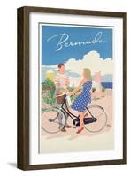 Poster Advertising Bermuda, c.1956-Adolph Treidler-Framed Giclee Print