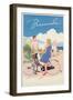 Poster Advertising Bermuda, c.1956-Adolph Treidler-Framed Giclee Print