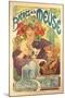 Poster Advertising 'Bieres De La Meuse', 1897-Alphonse Mucha-Mounted Giclee Print