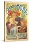 Poster Advertising 'Bieres De La Meuse', 1897-Alphonse Mucha-Stretched Canvas