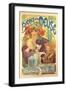 Poster Advertising 'Bieres De La Meuse', 1897-Alphonse Mucha-Framed Premium Giclee Print