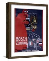 Poster Advertising Bosch Ignition Systems-null-Framed Giclee Print