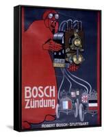 Poster Advertising Bosch Ignition Systems-null-Framed Stretched Canvas