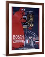 Poster Advertising Bosch Ignition Systems-null-Framed Giclee Print