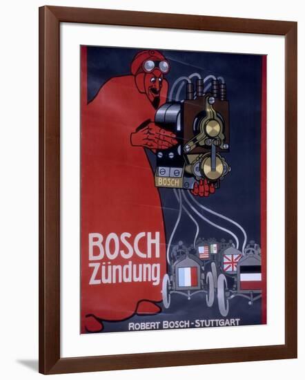 Poster Advertising Bosch Ignition Systems-null-Framed Giclee Print