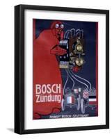 Poster Advertising Bosch Ignition Systems-null-Framed Premium Giclee Print